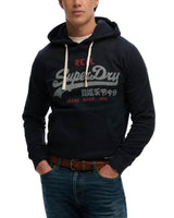 Superdry Vintage Logo Classic Hoodie Eclipse Navy Northern Ireland