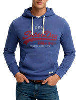 Superdry Vintage Logo Classic Hoodie Hampton Blue Northern Ireland