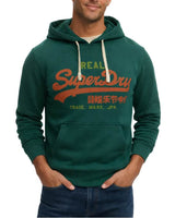 Superdry Vintage Logo Classic Hoodie Varsity Green Northern Ireland