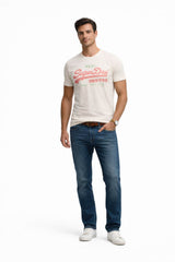 Superdry Vintage Logo Classic T-Shirt Soft White Northern Ireland