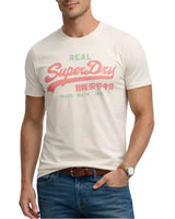 Superdry Vintage Logo Classic T-Shirt Soft White Northern Ireland