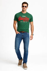 Superdry Vintage Logo Classic T-Shirt Varsity Green Northern Ireland