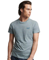 Superdry Vintage Logo Embroidered T-Shirt Coastal Blue