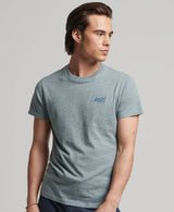 Superdry Vintage Logo Embroidered T-Shirt Coastal Blue