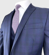 The George - Navy Check