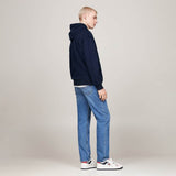Tommy Jeans Mens Tommy Crest Hoodie Dark Night Navy Northern Ireland