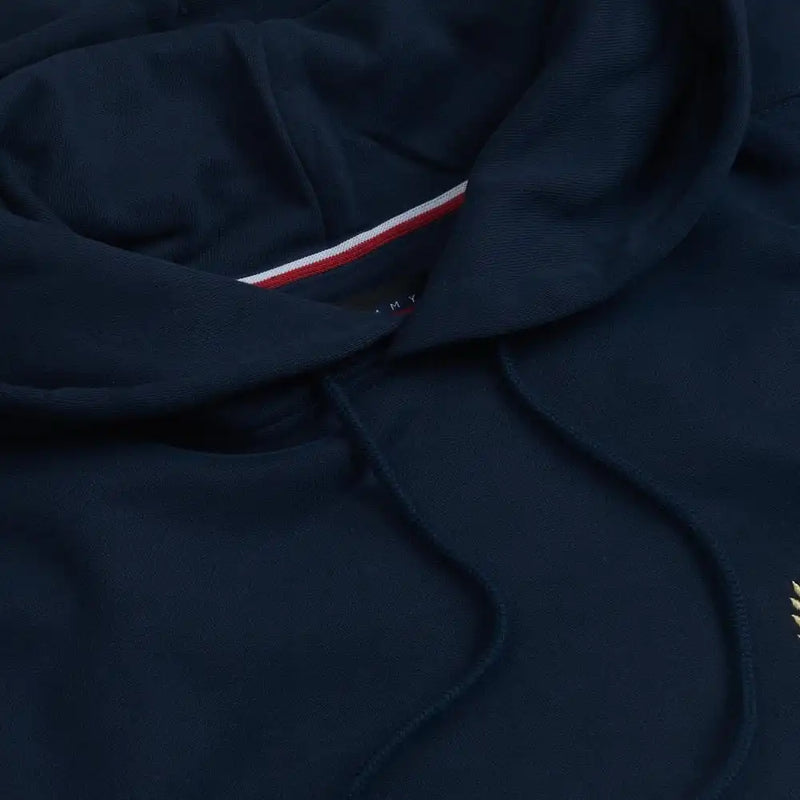 Tommy Jeans Mens Tommy Crest Hoodie Dark Night Navy Northern Ireland