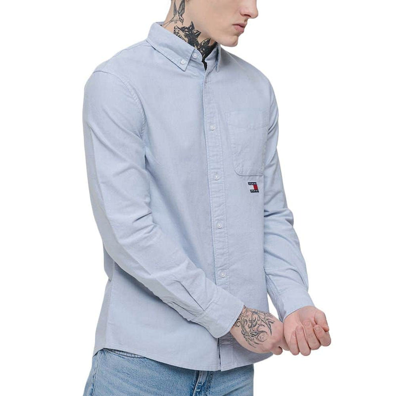 Tommy Jeans Mens Oxford Shirt Colorado Blue Northern Ireland Belfast