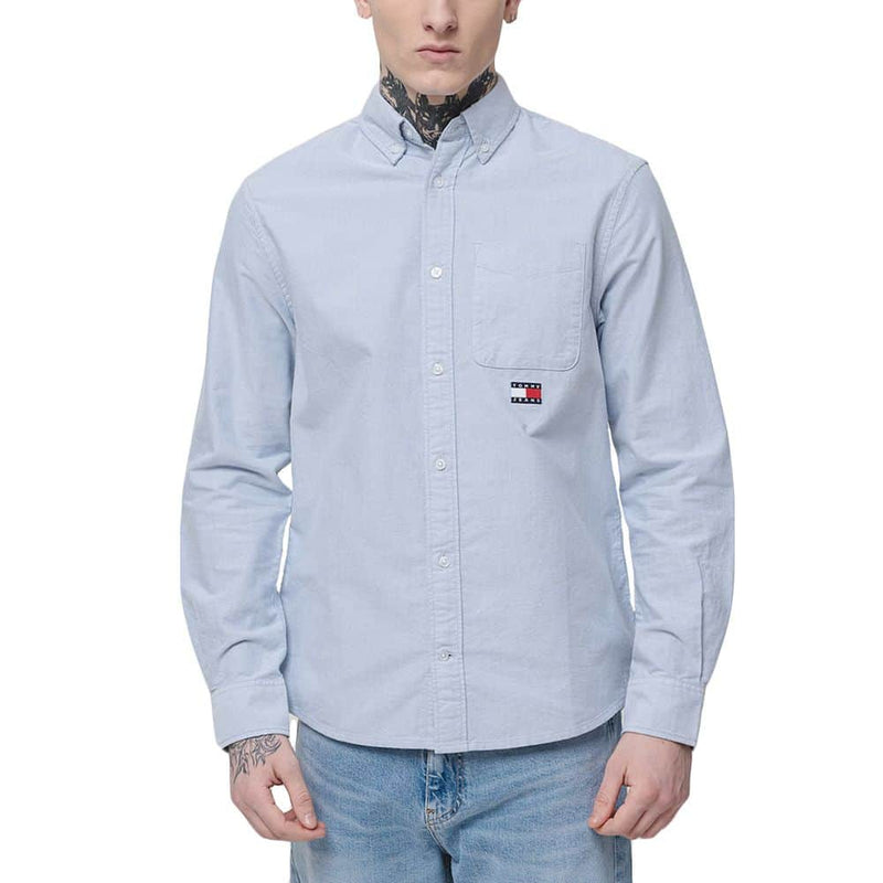 Tommy Jeans Mens Oxford Shirt Colorado Blue Northern Ireland Belfast