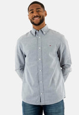 Tommy Jeans Mens Oxford Shirt Dark Night Navy Northern Ireland Belfast