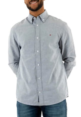 Tommy Jeans Mens Oxford Shirt Dark Night Navy Northern Ireland Belfast