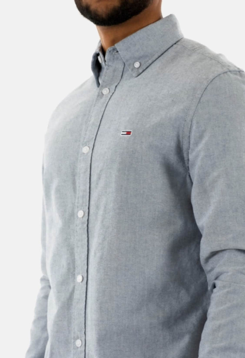 Tommy Jeans Mens Oxford Shirt Dark Night Navy Northern Ireland Belfast