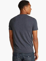 Tommy Jeans Mens Slim Jaspe V-Neck T-Shirt Dark Night Navy Northern