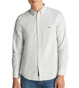 Tommy Jeans Mens Slim Oxford Shirt Sweet Blue Stripe Northern Ireland