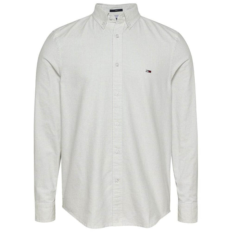 Tommy Jeans Mens Slim Oxford Shirt Sweet Blue Stripe Northern Ireland