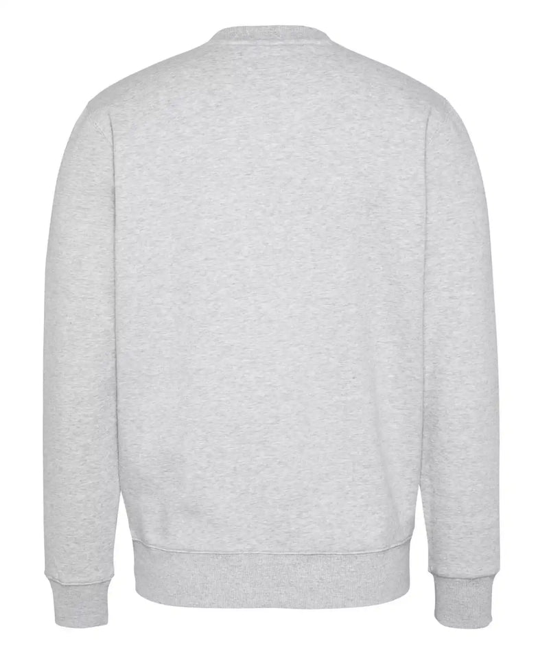 Tommy Jeans Regular Fleece Sweatshirt Light Grey Heather Northern