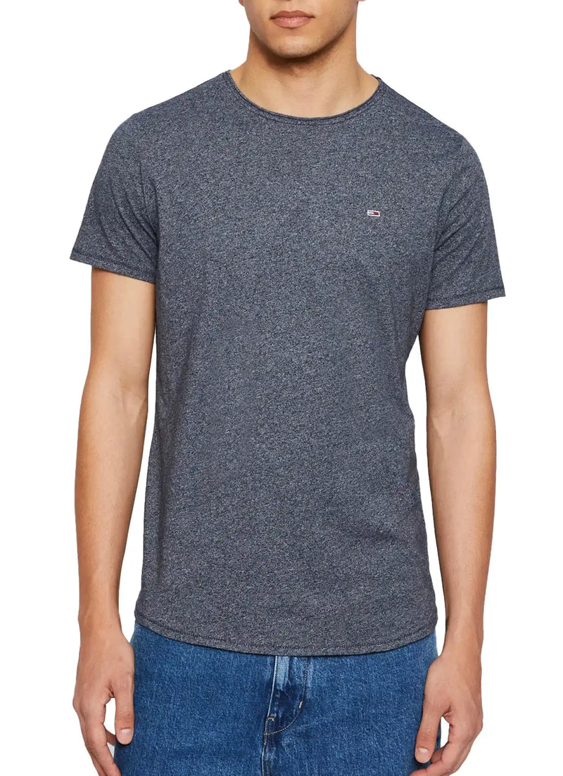 Tommy Jeans Slim Jaspe Crew Neck T-Shirt Twilight Navy Northern