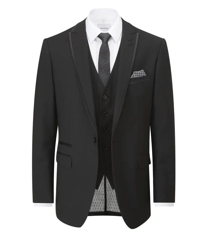 Tuxedo No.12 Dinner Suit Black Tailored Fit