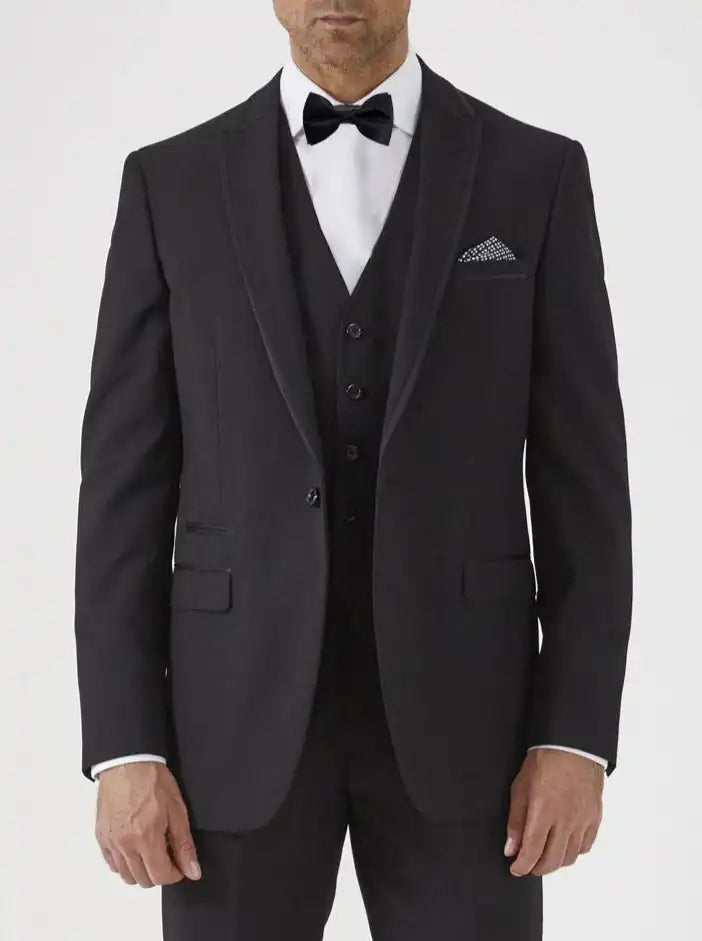 Tuxedo No.12 Dinner Suit Black Tailored Fit