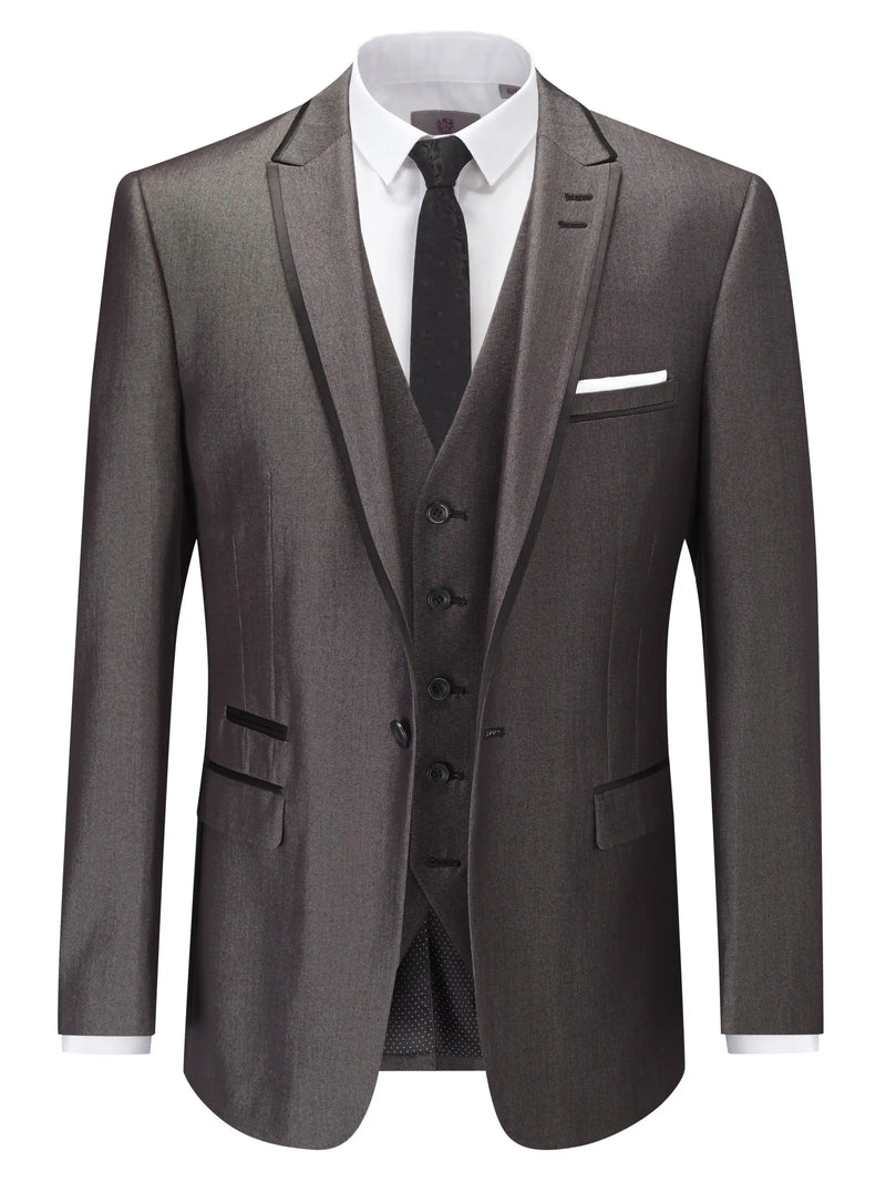 Tuxedo No.15 Dinner Suit Charcoal Tailored Fit