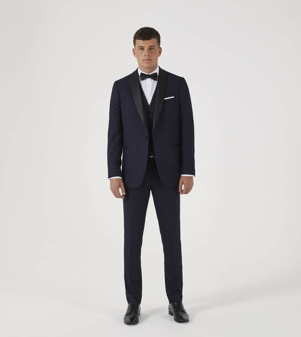 Tuxedo No.17 Navy Check Tailored Fit