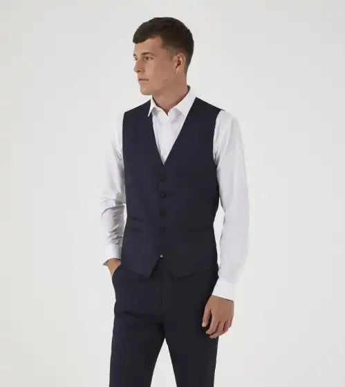 Tuxedo No.17 Navy Check Tailored Fit