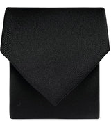 Folkspeare Black Barathea Mens Tie