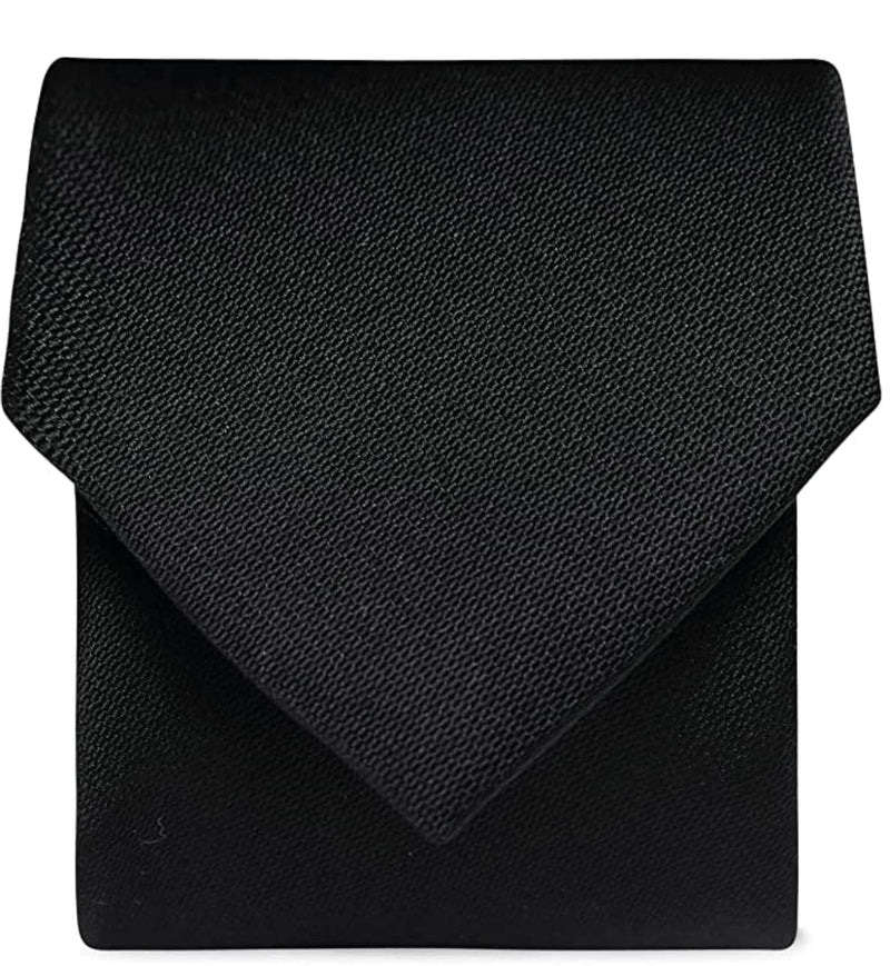 Folkspeare Black Barathea Mens Tie