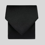 Folkspeare Black Barathea Mens Tie