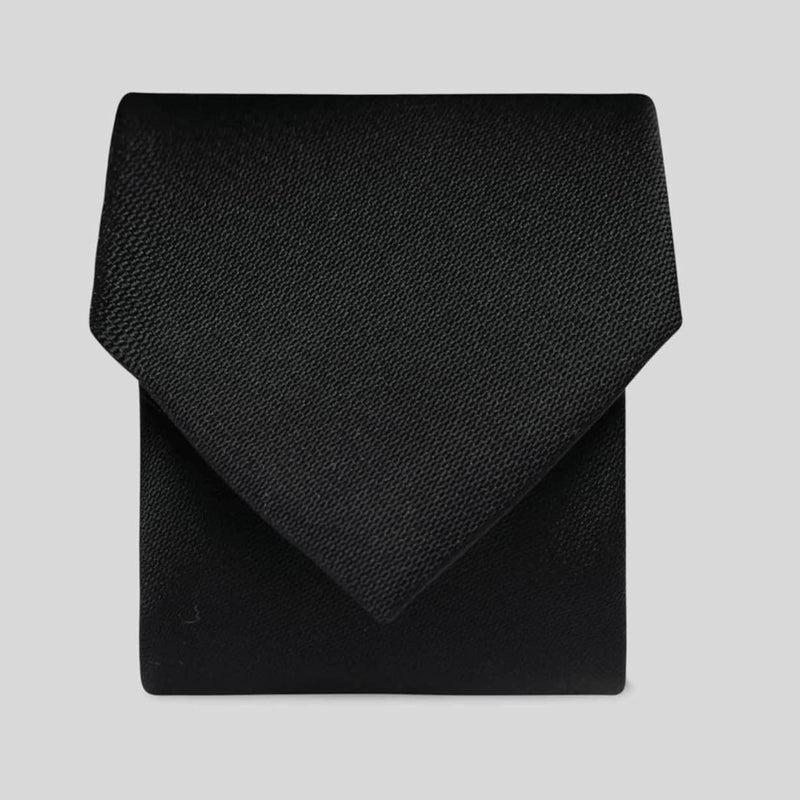 Folkspeare Black Barathea Mens Tie