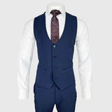 White Label 8250 Tapered Fit Suit - Navy