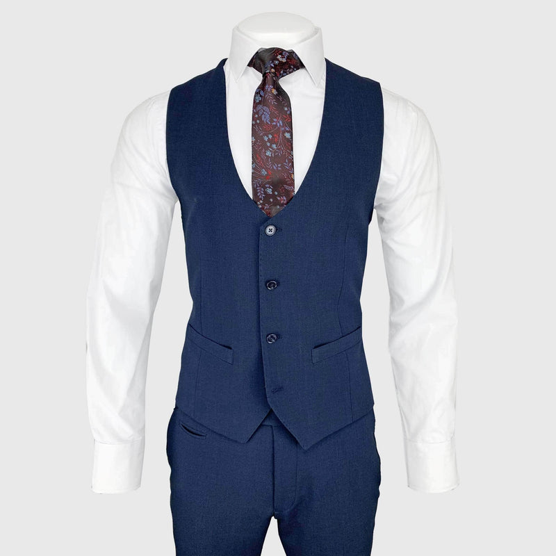 White Label 8250 Tapered Fit Suit - Navy
