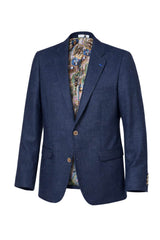 White Label Jasper Linen Sports Jacket Navy Northern Ireland Belfast