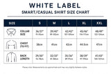 White Label Men’s Blue/Beige Swirl Cross Tapered Fit Long Sleeve