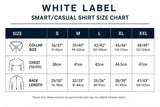 White Label Men’s Blue/Beige Swirl Cross Tapered Fit Long Sleeve