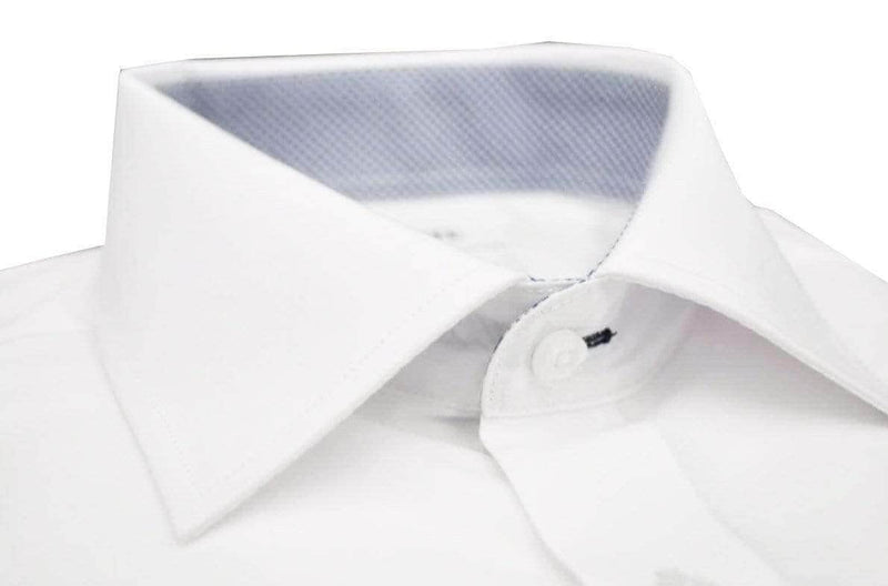 White Label 5076 Tapered Long Sleeve Shirt White