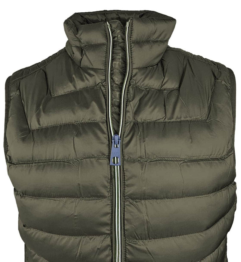 White Label Men’s Gilet Body Warmer Harding Khaki Green Northern