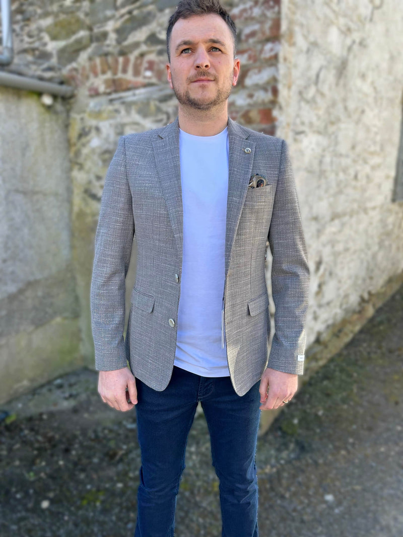 White Label Mens Jasper Sports Jacket Natural Northern Ireland Belfast