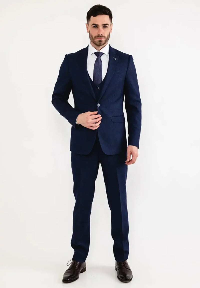 White Label Men’s Mix & Match Suit Birdseye Navy Northern Ireland