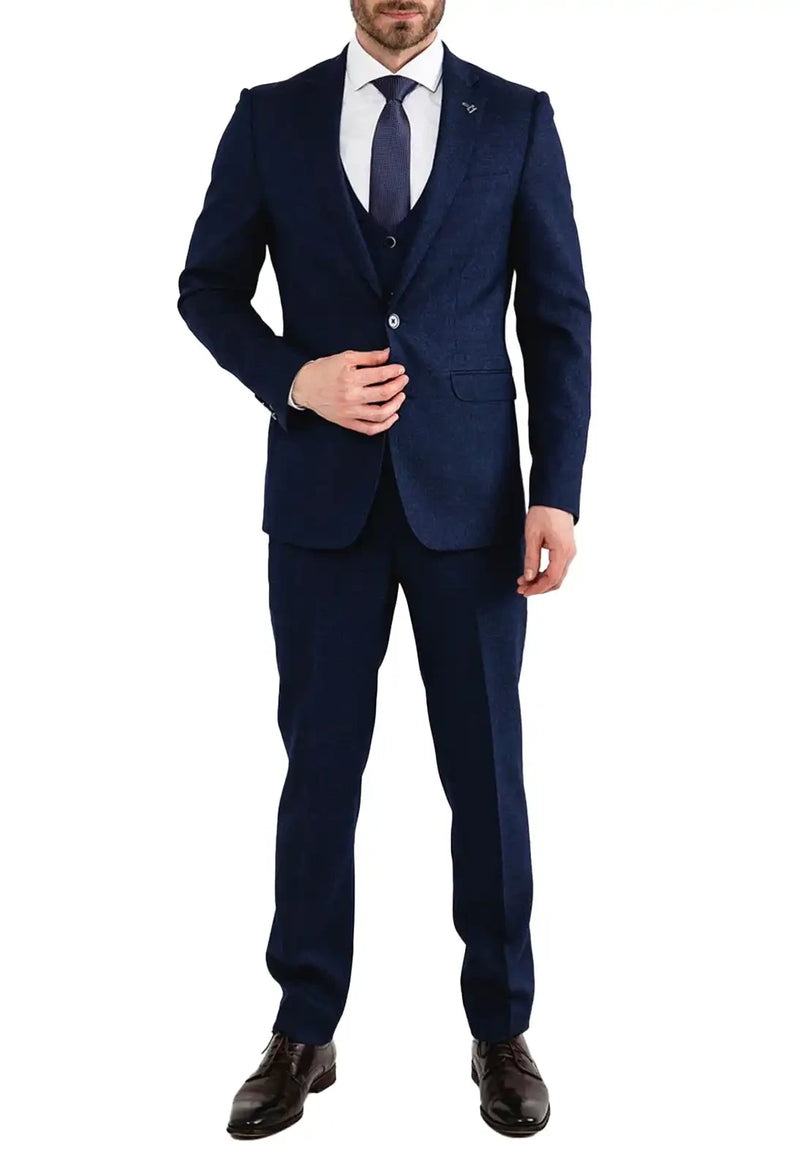 White Label Men’s Mix & Match Suit Birdseye Navy Northern Ireland