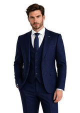 White Label Men’s Mix & Match Suit Birdseye Navy Northern Ireland