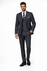 White Label Mix & Match Suit Birdseye Charcoal Northern Ireland