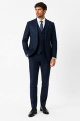 White Label Mix & Match Suit Navy Check Northern Ireland Belfast