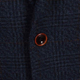 White Label Tapered Fit Sports Jacket Windowpane Check Jasper Blue