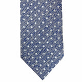 White Label Tie & Pocket Square Set Navy Polka