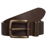 Wrangler Metal Loop Leather Belt - Brown