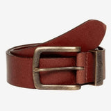 Wrangler Metal Loop Leather Belt - Cognac