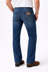 Wrangler Mens Jeans Bootcut Wrancher Old Habits Blue Northern Ireland