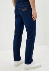 Wrangler - Texas Authentic Straight Blue Jeans - Cool Vantage Style