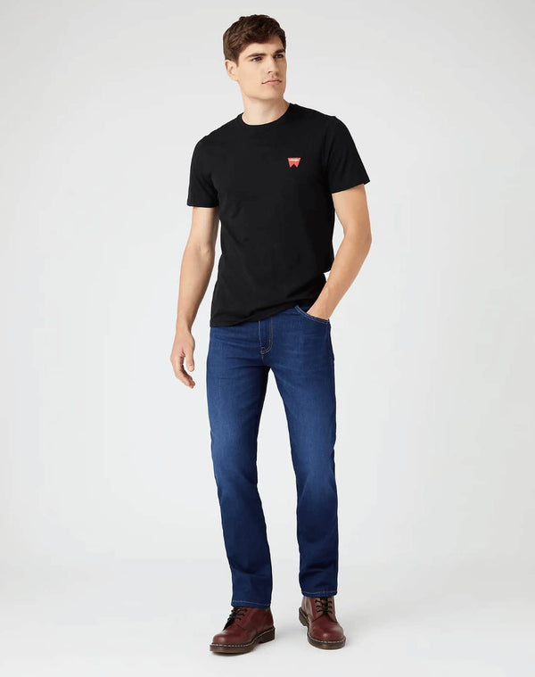 Wrangler Texas 821 Authentic Straight Medium Stretch in Comfort Zone - Blue